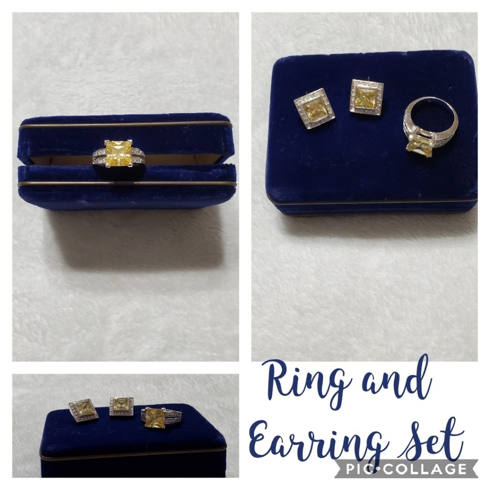 Beautiful Ring and Earring Set